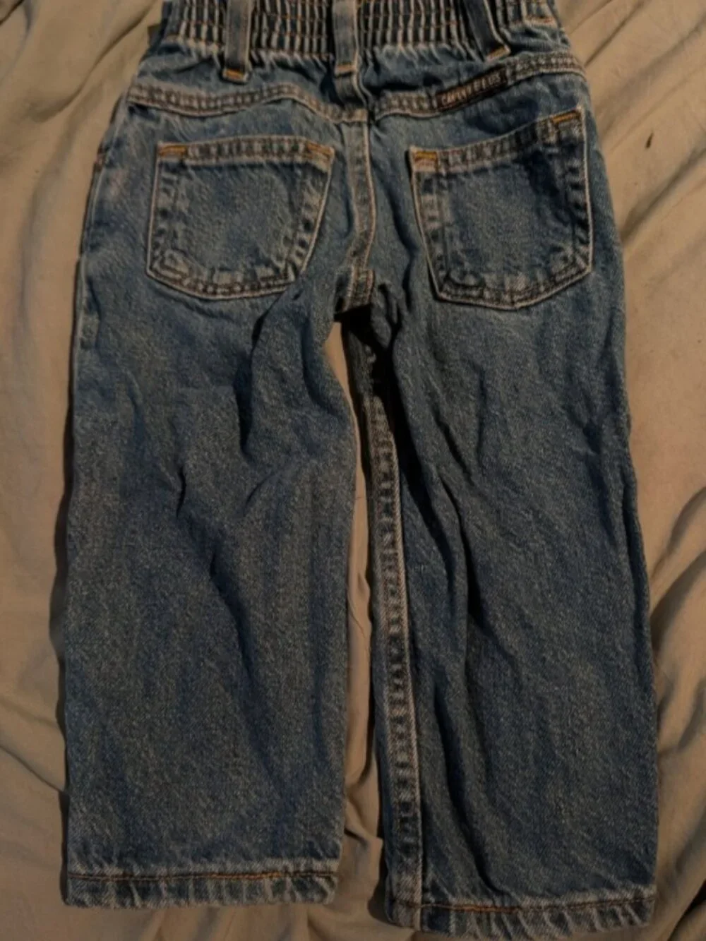Vintage Y2K Canyon River Blues Jeans Girls 2t Embroidered Floral Butterfly